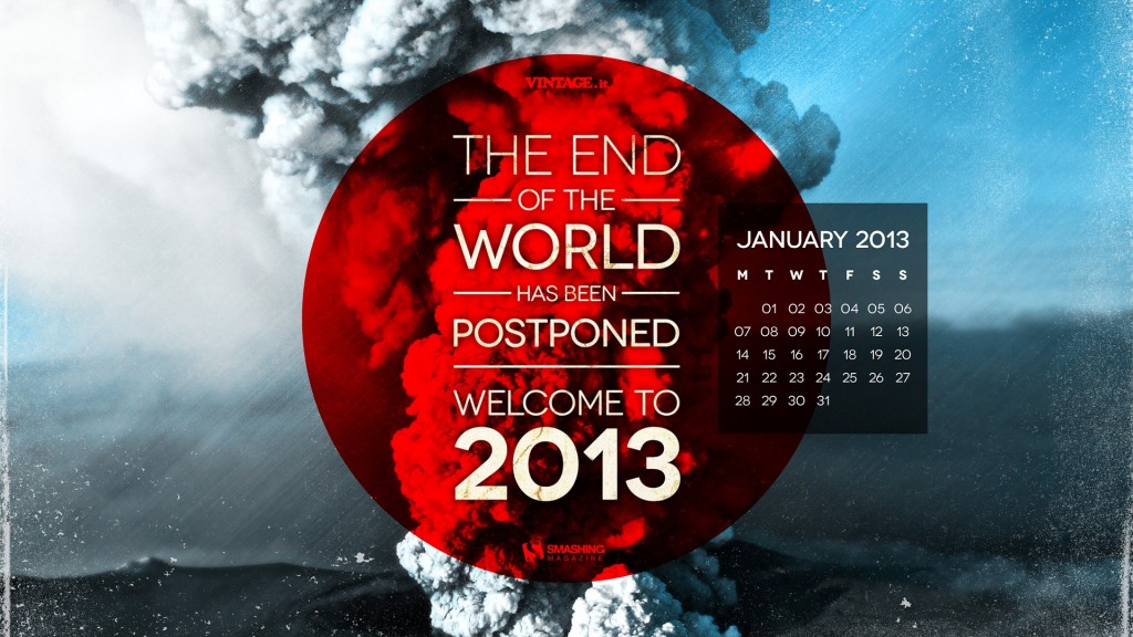 desktop-calendarianuari2013-jpg january 13 end of the world postponed 51 calendar 1920x1080