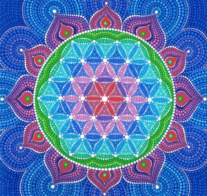 Bijuterii cu simboluri de valenta spirituala 2 floarea vietii simbol