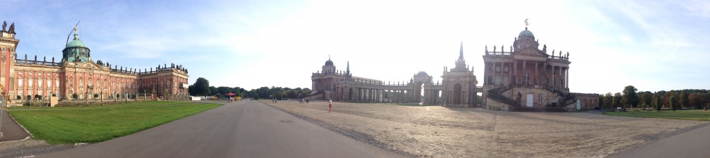 Panorama castle sanssouci Panorama castle sanssouci