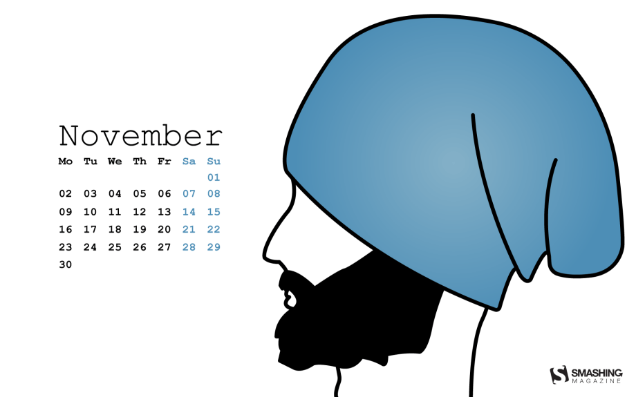 Desktop wallpaper calendar - Noiembrie 2015 16 funky wallpaper calendar