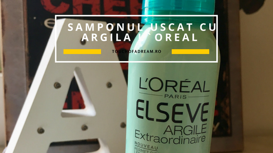Samponul uscat cu argila L`oreal, ofera volum si ceva in plus. 1 Samponul uscat cu argila L`Oreal matreata