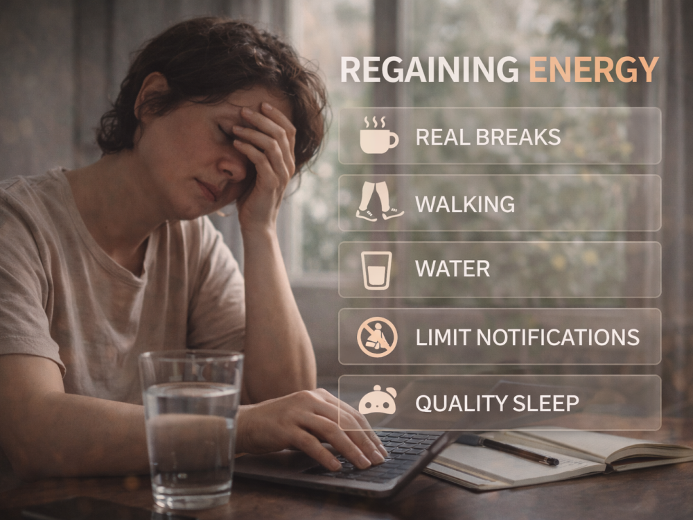 Lucrurile mici care îmi salvează ziua când sunt epuizată. Cum îmi recapăt energia 3 Cum imi recapat energia