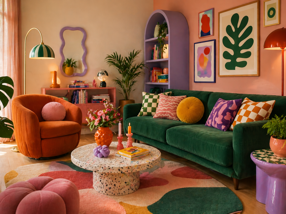 dopamine decor living colorat trend 2026