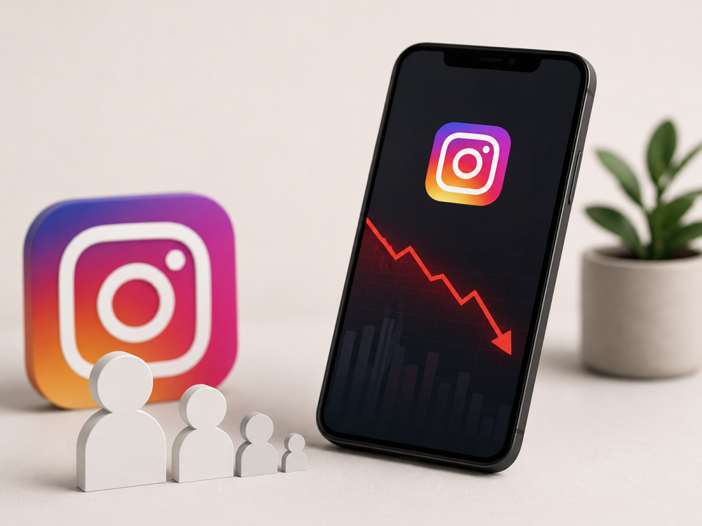 Instagram a șters milioane de followers. Ce se întâmplă acum și de ce mulți oameni au intrat în panică fără motiv 1 Instagram șterge milioane conturi