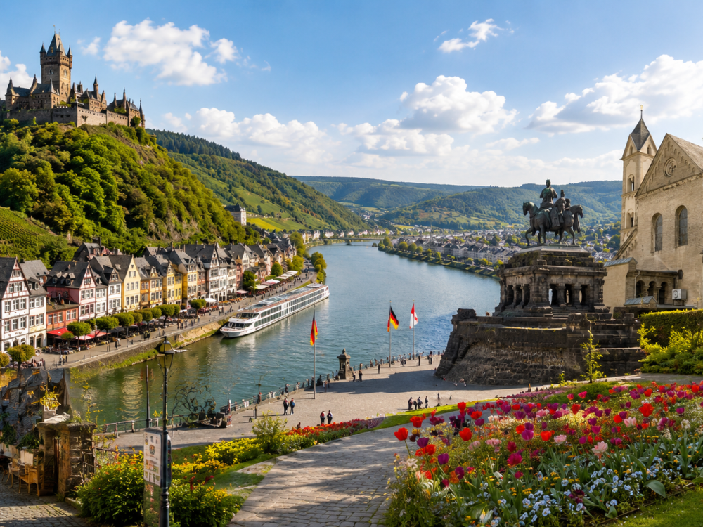Valea Rinului, Cochem și Koblenz, unul dintre cele mai frumoase city break-uri pe care le poți face în Germania 1 destinatii germania valea rinului koblenz